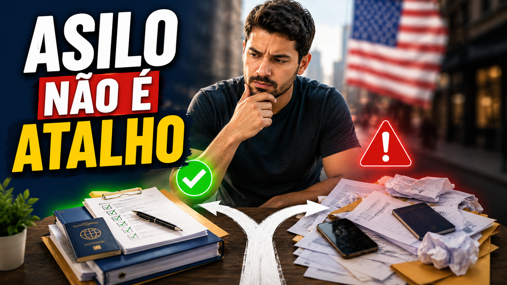 Asilo nos EUA não é atalho migratório