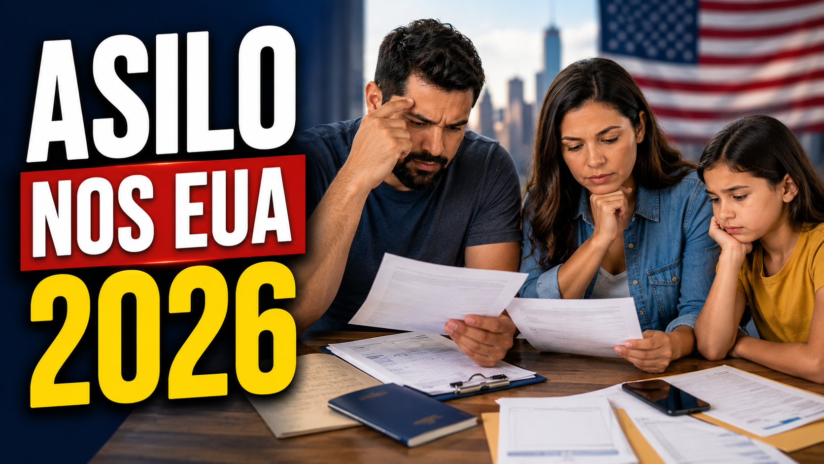 Asilo nos Estados Unidos em 2026 para brasileiros